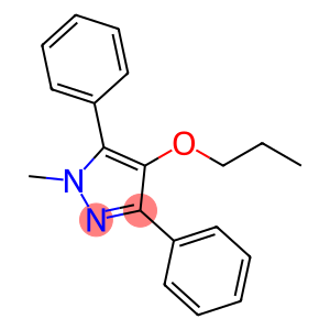 1H-Pyrazole, 1-methyl-3,5-diphenyl-4-propoxy-