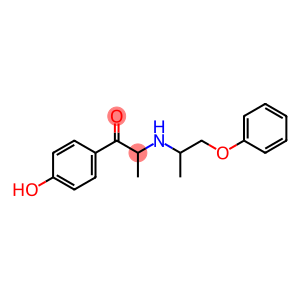 1-(4-Hydroxyphenyl)-2-[(1-methyl-2-phenoxyethyl)amino]propan-1-one