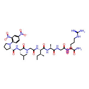 1-(2,4-dinitrophenyl)-L-prolyl-L-leucylglycyl-L-isoleucyl-L-alanylglycyl-L-argininamide