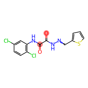 Acetic acid, [(2,5-dichlorophenyl)amino]oxo-, (2-thienylmethylene)hydrazide (9CI)