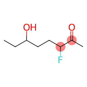 2-Octanone,  3-fluoro-6-hydroxy-