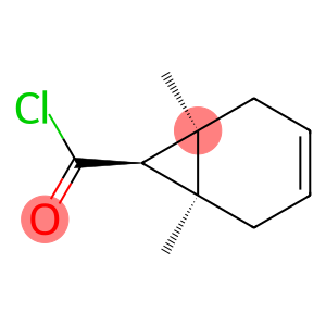 Bicyclo[4.1.0]hept-3-ene-7-carbonyl chloride, 1,6-dimethyl-, (1alpha,6alpha,7beta)- (9CI)