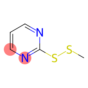 Pyrimidine, 2-(methyldithio)-