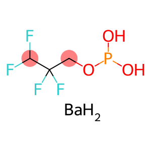 1-Propanol, 2,2,3,3-tetrafluoro-, dihydrogen phosphite, barium salt (8CI)