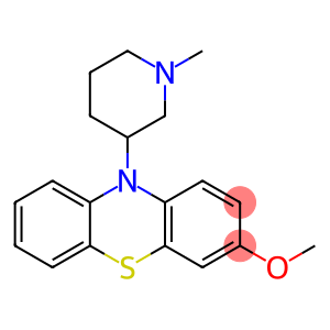 10H-Phenothiazine, 3-methoxy-10-(1-methyl-3-piperidinyl)-