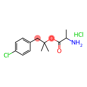 dl-alanine,p-chloro-alpha,alpha-dimethylphenethylester,hydrochloride
