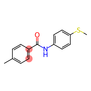 Benzamide, 4-methyl-N-[4-(methylthio)phenyl]- (9CI)