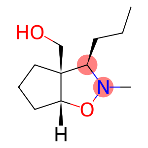 3aH-Cyclopent[d]isoxazole-3a-methanol, hexahydro-2-methyl-3-propyl-, (3R,3aR,6aR)-