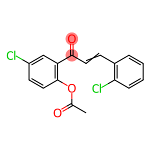 Chalcone, 2,5'-dichloro-2'-hydroxy-, acetate (7CI,8CI)