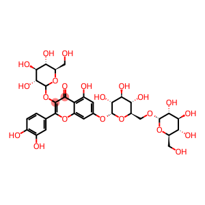 槲皮素-3-0-Β-D-吡喃葡萄糖基-7-0-Β-龙胆双糖苷