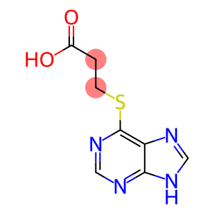 3-(9H-嘌呤-6-基巯基)丙酸