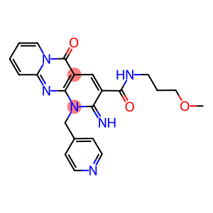 2-imino-N-(3-methoxypropyl)-5-oxo-1-(4-pyridinylmethyl)-1,5-dihydro-2H-dipyrido[1,2-a:2,3-d]pyrimidine-3-carboxamide