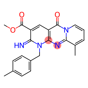methyl 2-imino-10-methyl-1-(4-methylbenzyl)-5-oxo-1,5-dihydro-2H-dipyrido[1,2-a:2,3-d]pyrimidine-3-carboxylate