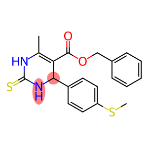 benzyl 6-methyl-4-[4-(methylsulfanyl)phenyl]-2-thioxo-1,2,3,4-tetrahydropyrimidine-5-carboxylate