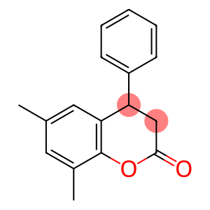 2H-1-Benzopyran-2-one, 3,4-dihydro-6,8-diMethyl-4-phenyl-