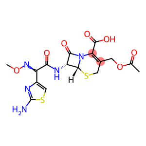 (6R,7R)-3-(Acetoxymethyl)-8-oxo-7-[(2-amino-4-thiazolyl)(methoxyimino)acetylamino]-5-thia-1-azabicyclo[4.2.0]octa-2-ene-2-carboxylic acid