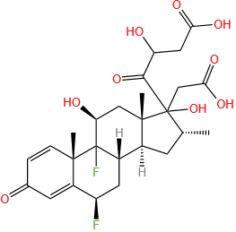 6beta,9-difluoro-11beta,17,21-trihydroxy-16alpha-methylpregna-1,4-diene-3,20-dione 17,21-di(acetate)