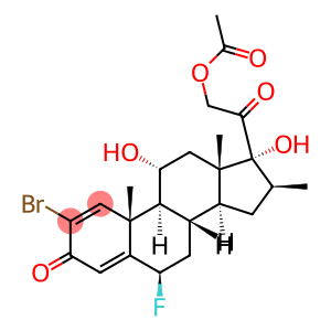 2-bromo-6beta-fluoro-11alpha,17,21-trihydroxy-16beta-methylpregna-1,4-diene-3,20-dione 21-acetate