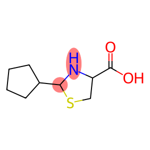 2-cyclopentyl-1,3-thiazolidine-4-carboxylic acid