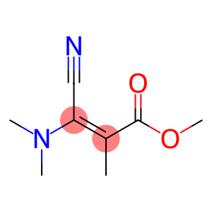 2-Propenoicacid,3-cyano-3-(dimethylamino)-2-methyl-,methylester,(2E)-