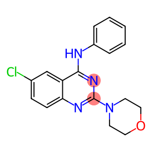 6-Chloro-2-morpholino-N-phenylquinazolin-4-amine