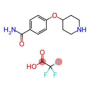 Benzamide, 4-(4-piperidinyloxy)-, 2,2,2-trifluoroacetate (1:1)