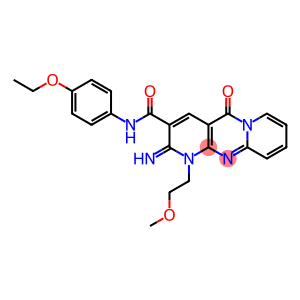 N-(4-ethoxyphenyl)-2-imino-1-(2-methoxyethyl)-5-oxo-1,5-dihydro-2H-dipyrido[1,2-a:2,3-d]pyrimidine-3-carboxamide