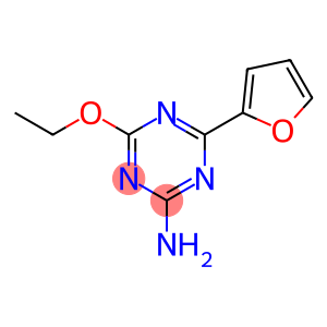 1,3,5-Triazin-2-amine,4-ethoxy-6-(2-furanyl)-(9CI)