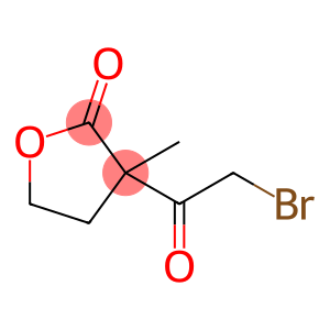 2(3H)-Furanone, 3-(bromoacetyl)dihydro-3-methyl- (9CI)