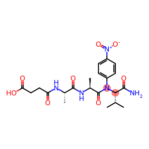 N-(3-carboxy-1-oxopropyl)-L-alanyl-L-alanyl-N-(4-nitrophenyl)-L-valinamide