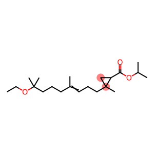 Cyclopropanecarboxylic acid, 2-(8-ethoxy-4,8-dimethyl-3-nonen-1-yl)-2-methyl-, 1-methylethyl ester