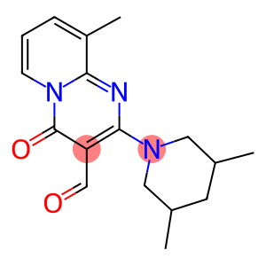 2-(3,5-DIMETHYLPIPERIDIN-1-YL)-9-METHYL-4-OXO-4H-PYRIDO[1,2-A]PYRIMIDINE-3-CARBALDEHYDE