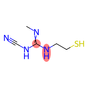 N-cyano-N'-(2-mercaptoethyl)-N''-methylguanidine