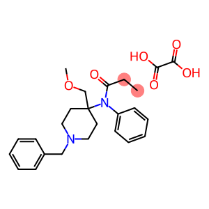 N-[1-benzyl-4-(methoxymethyl)-4-piperidyl]-N-phenylpropionamide oxalate