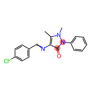 4-(4-CHLOROBENZYLIDENEAMINO)ANTIPYRINE