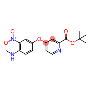 4-[4-(甲氨基)-3-硝基苯氧基]-2-吡啶羧酸-1,1-二甲基乙酯