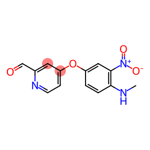 4-[4-(甲基氨基)-3-硝基苯氧基]-2-吡啶甲醛
