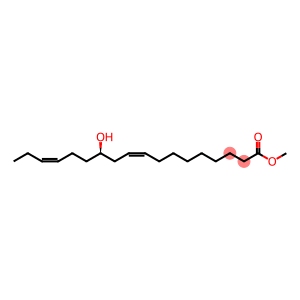 9,15-Octadecadienoic acid, 12-hydroxy-, methyl ester, (9Z,12R,15Z)-