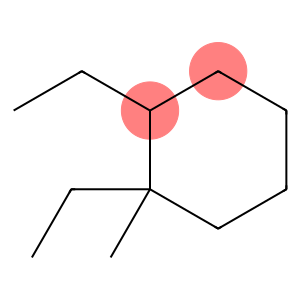 Cyclohexane, 1,2-diethyl-1-methyl-