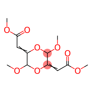 2,2'-(3,6-Dimethoxy-1,4-dioxane-2,5-diylidene)diacetic acid dimethyl ester