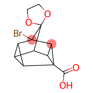 1-BROMOSPIRO(PENTACYCLO[3.3.1.0(2,4).0(3,7).0(6,8)]NONANE-9,2'-[1,3]-DIOXOLANE)-3-CARBOXYLIC ACID