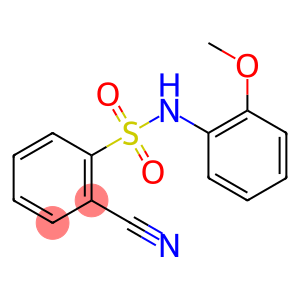 2-cyano-N-(2-methoxyphenyl)benzenesulfonamide