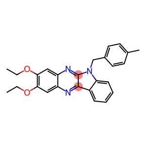 2,3-diethoxy-6-(4-methylbenzyl)-6H-indolo[2,3-b]quinoxaline