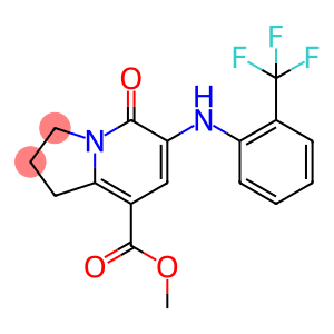 methyl 5-oxo-6-[2-(trifluoromethyl)anilino]-2,3-dihydro-1H-indolizine-8-carboxylate