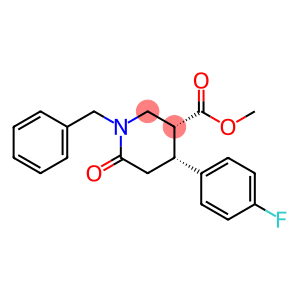 cis 1-Benzyl-4-(4-fluorophenyl)-6-oxopiperidine-3-carboxylic Acid Methyl Ester