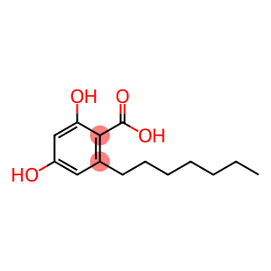 Benzoic acid, 2-heptyl-4,6-dihydroxy-