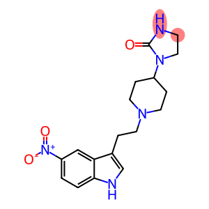2-Imidazolidinone, 1-[1-[2-(5-nitro-1H-indol-3-yl)ethyl]-4-piperidinyl]-