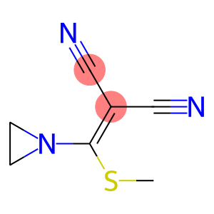 Propanedinitrile,[1-aziridinyl(methylthio)methylene]- (9CI)