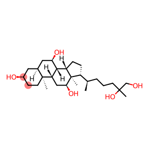 (3R,5S,7R,8S,9S,10S,12S,13R,14S,17R)-17-[(2R)-6,7-dihydroxy-6-methyl-heptan-2-yl]-10,13-dimethyl-2,3,4,5,6,7,8,9,11,12,14,15,16,17-tetradecahydro-1H-cyclopenta[a]phenanthrene-3,7,12-triol