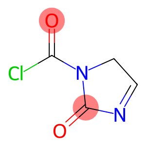 1H-Imidazole-1-carbonyl chloride, 2,5-dihydro-2-oxo- (9CI)